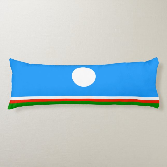 Cojín Bandera de Sakha (Anverso)