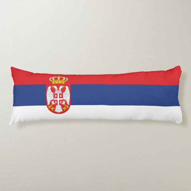 Cojín Bandera de Serbia (Anverso)
