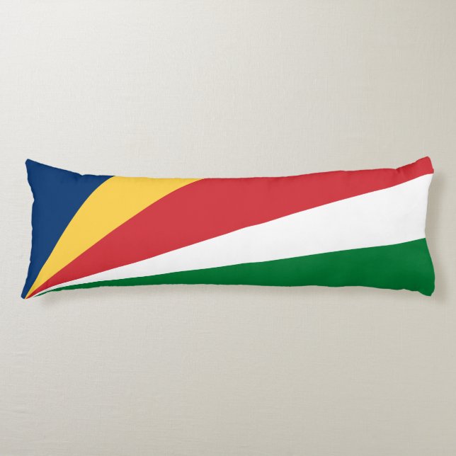 Cojín Bandera de Seychelles (Anverso)