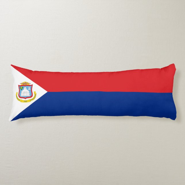 Cojín Bandera de Sint Maarten (Anverso)