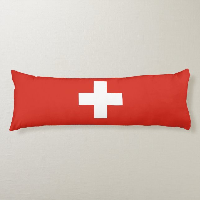 Cojín Bandera de Suiza (Anverso)