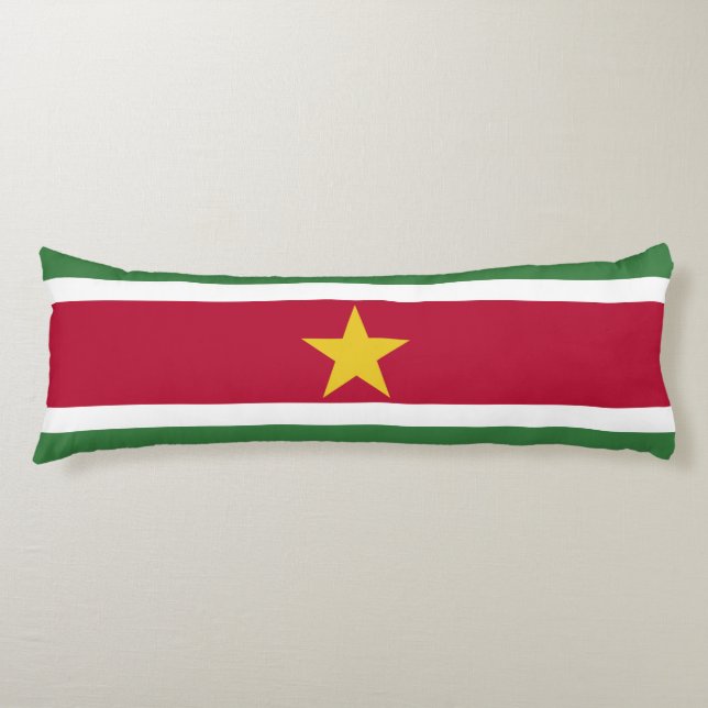 Cojín Bandera de Surinam (Anverso)