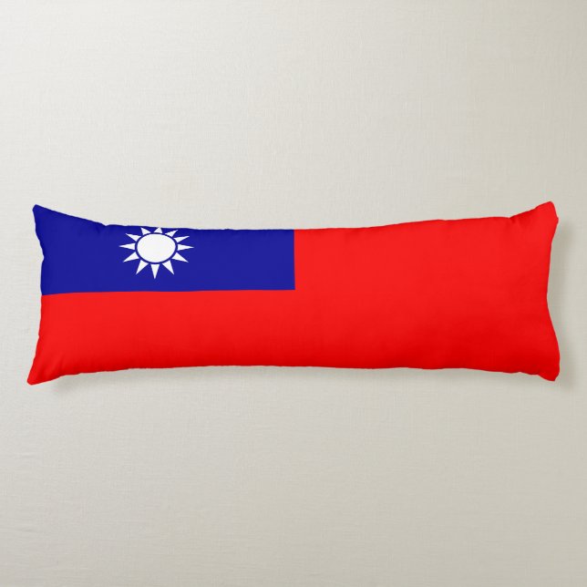Cojín Bandera de Taiwán (Anverso)