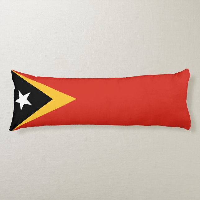 Cojín Bandera de Timor Oriental (Anverso)