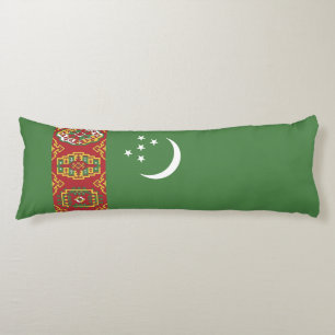 Cojín bandera de Turkmenistán
