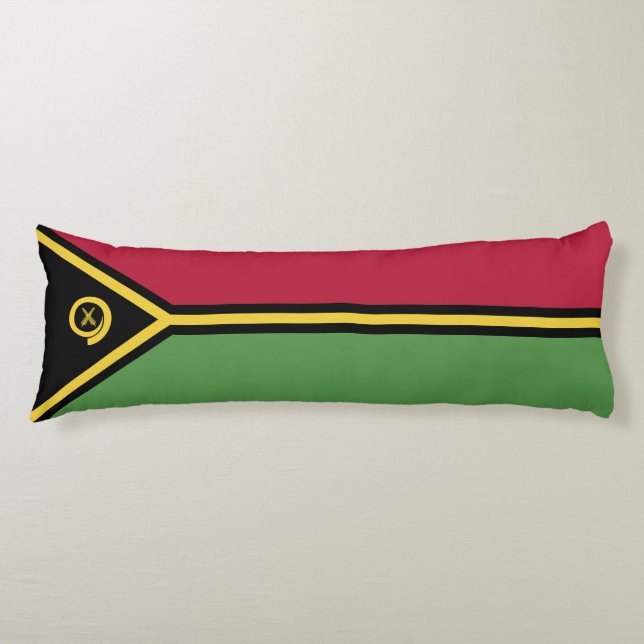 Cojín Bandera de Vanuatu (Anverso)