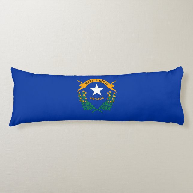 Cojín Bandera del estado de Nevada (Anverso)