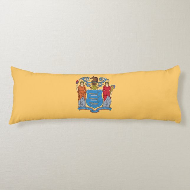 Cojín Bandera del Estado de Nueva Jersey (Anverso)