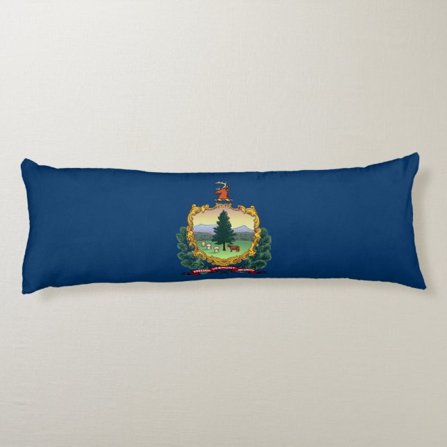 Cojín Bandera del estado de Vermont (Reverso)