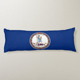 Cojín Bandera del Estado de Virginia