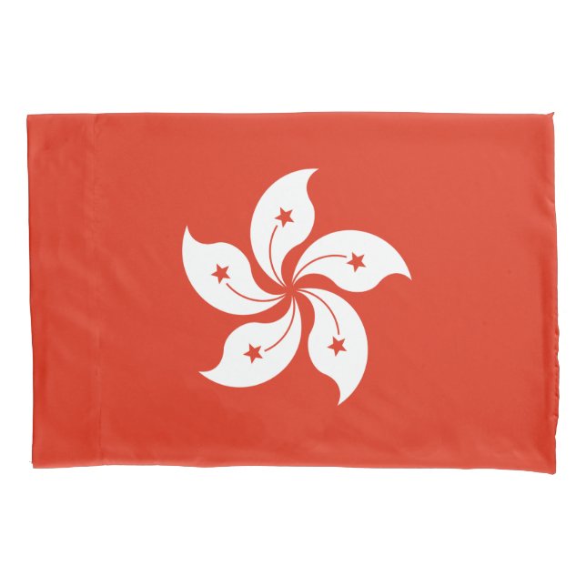 Cojín Bandera del Funda de almohadas de Hong Kong (Anverso-izquierdo)