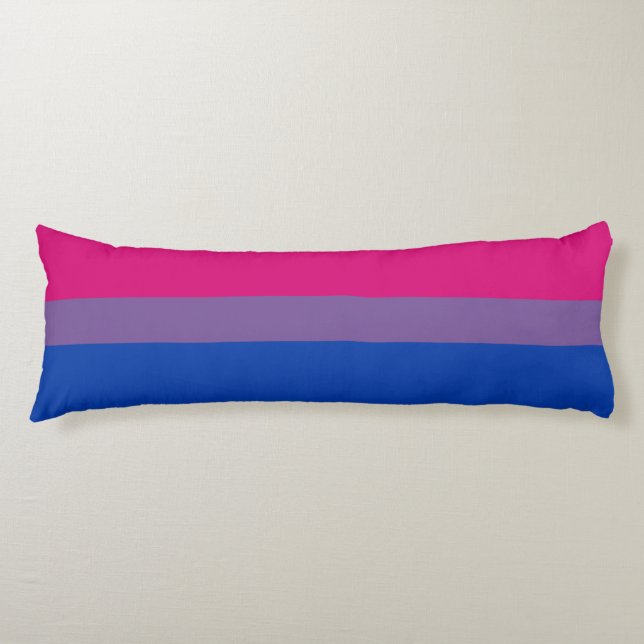 Cojín Bandera del Orgullo Bisexual (Anverso)