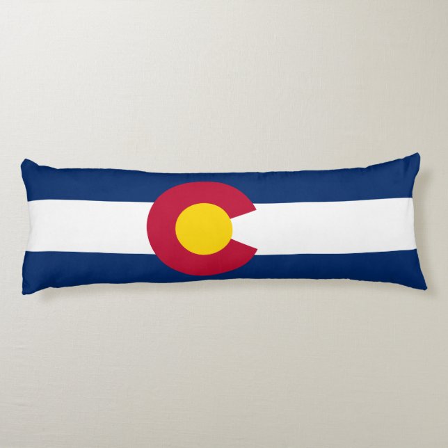 Cojín Bandera Estatal de Colorado (Reverso)