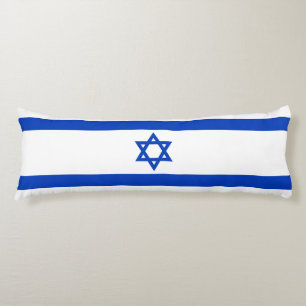 Cojín Bandera israelí azul y blanco moderno patriótico