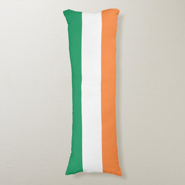Cojín Bandera nacional de Irlanda, norma irlandesa, cart (Frente vertical)