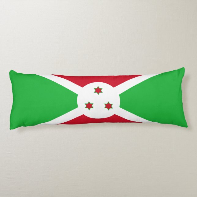 Cojín Bandera patriótica burundesa (Reverso)