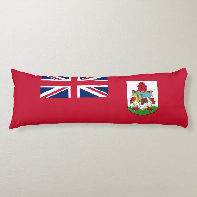 Cojín Bandera patriótica de Bermudas (Anverso)