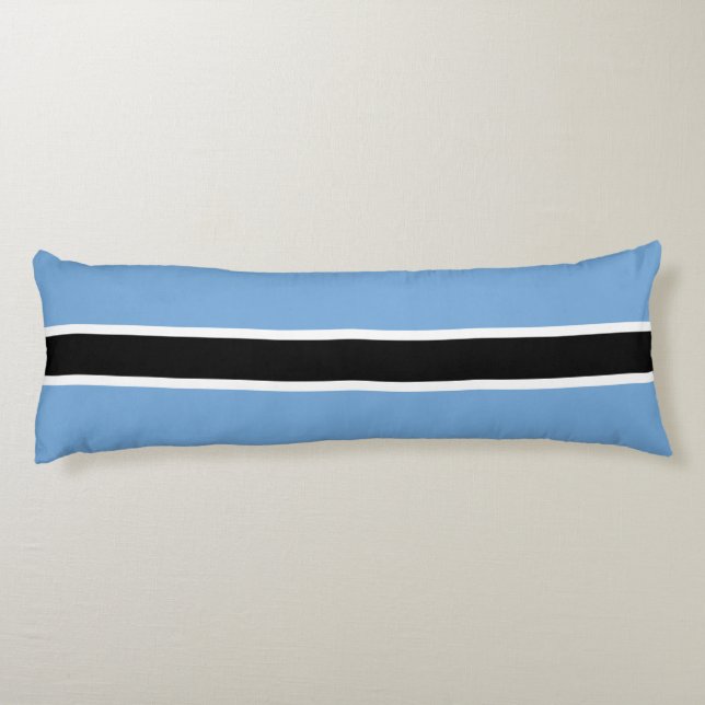 Cojín Bandera patriótica de Botsuana (Reverso)