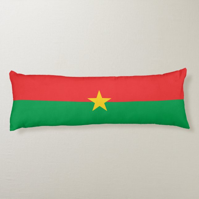 Cojín Bandera patriótica de Burkina Faso (Reverso)
