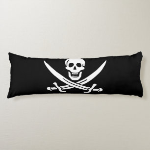 Cojín Bandera Pirata Calavera Espadas Cruzadas