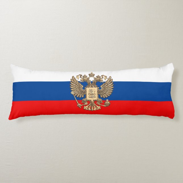 Cojín Bandera rusa (Anverso)