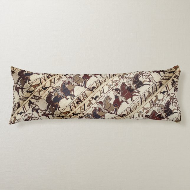 Cojín Batalla de Hastings - Caballeros normandos (Anverso)