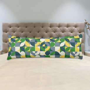 Cojín Bauhaus moderno colorido Resumen Patrón geométrico