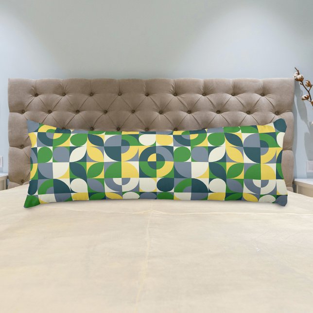Cojín Bauhaus moderno colorido Resumen Patrón geométrico (Subido por el creador)
