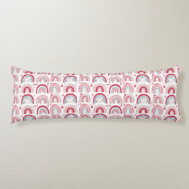 Cojín Be My Día de San Valentín Rainbow