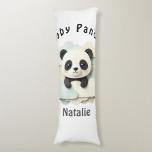 Cojín Bebé Panda Dobado Origami Adorable