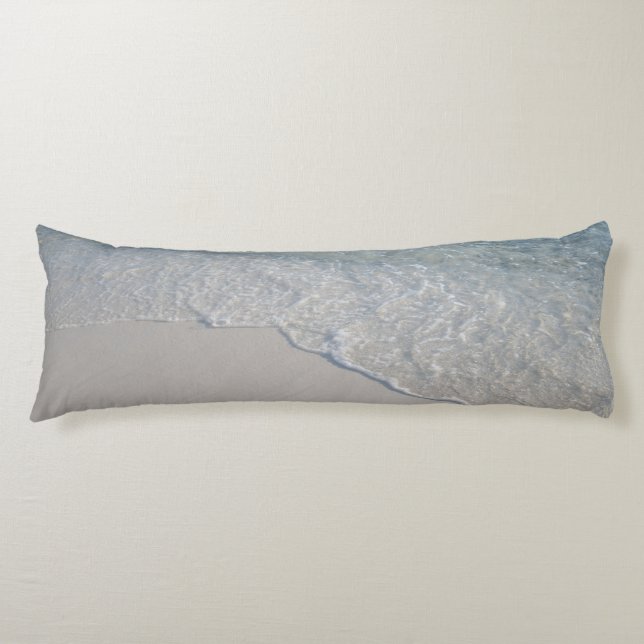 Cojín Beso de olas de cristal #1 #océano #pared #decorac (Anverso)