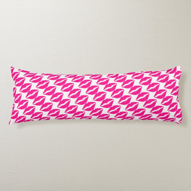 Cojín Besos blancos y blancos tacto de cuello Funda-Mate (Anverso)
