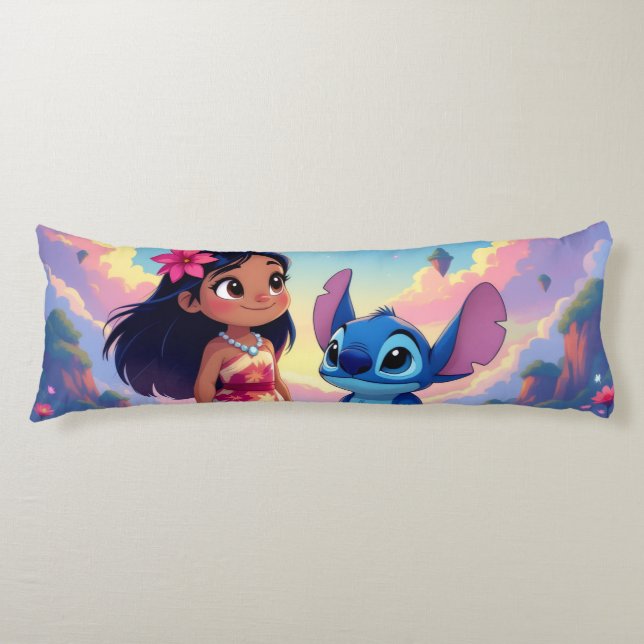 Cojín Beste Freunde fürs Leben – Lilo & Stitch   (Anverso)