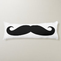 Bigote negro divertido decoración personalizada de