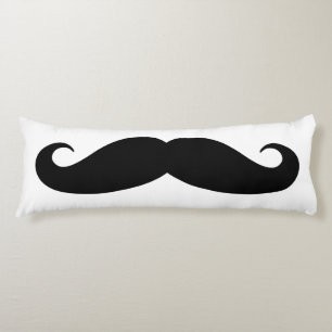 Cojín Bigote negro divertido decoración personalizada de