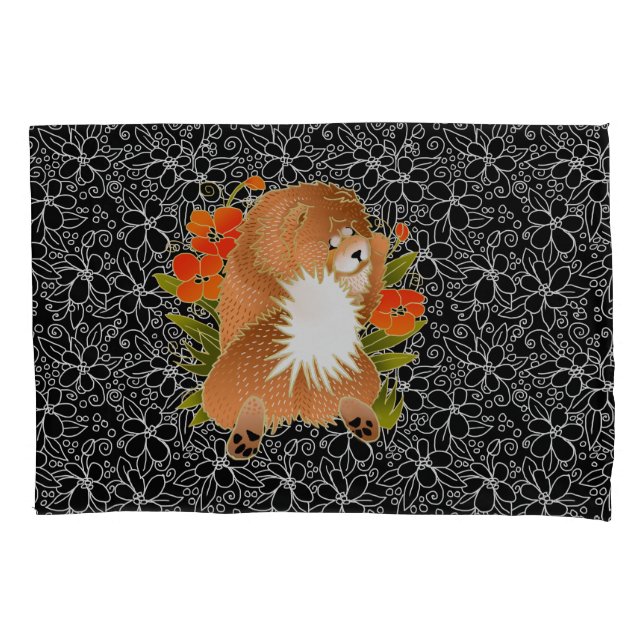 Cojín BINDI MINGSIE funda de almohada de vaca roja en 2  (Anverso)