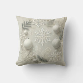 cojín blanco navidad