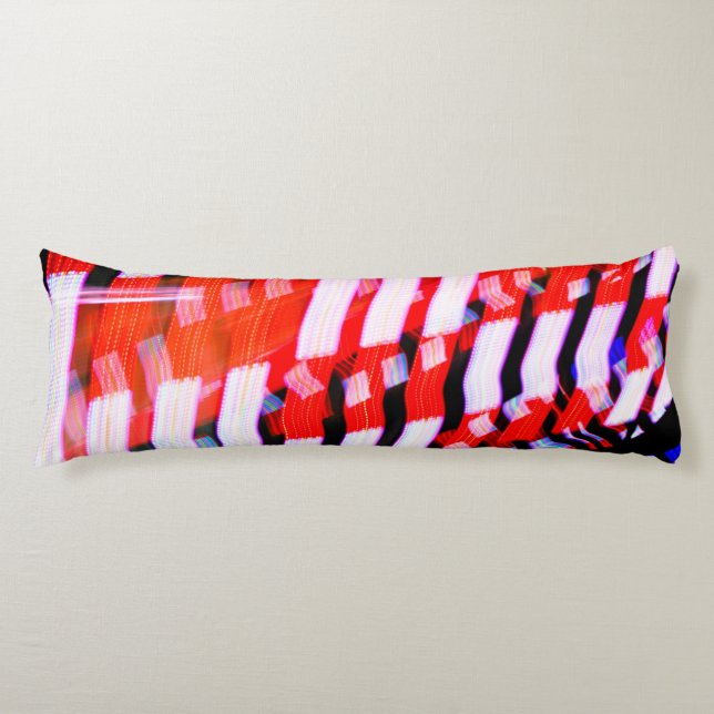 Cojín Blanco rojo y azul (Anverso)