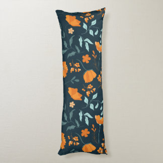 Cojín Blossom Bliss Naranja Pilar del cuerpo floral