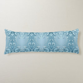 Cojín Blue Decorative Floral Body Pillow
