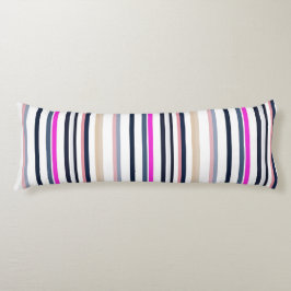 Cojín Blue Pink and Sand Stripes