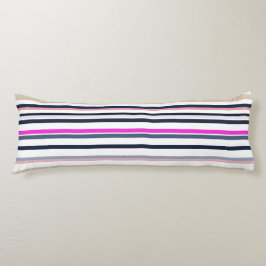 Cojín Blue Pink and Sand Stripes