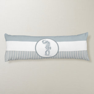 Cojín Blue Seahorse Blue Classic Nautical Elegant