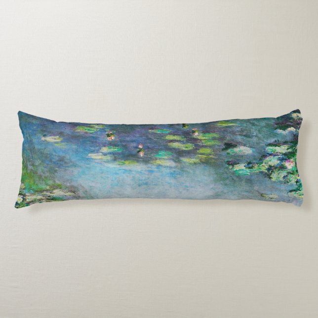 Cojín Body Pillow Claude Monet Waterlily Fine Art (Anverso)