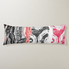 Cojín Body Pillow – Friction Lands Abstract Design
