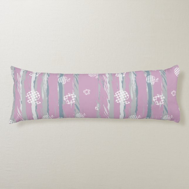 Cojín Body Pillow – Gingham Orchard (Anverso)