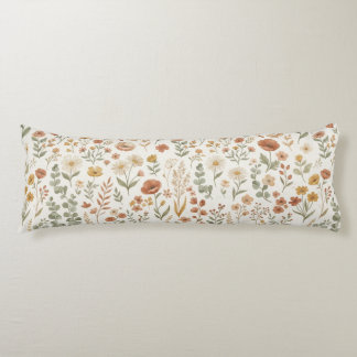 Cojín Boho Floral Botánico Cottagecore