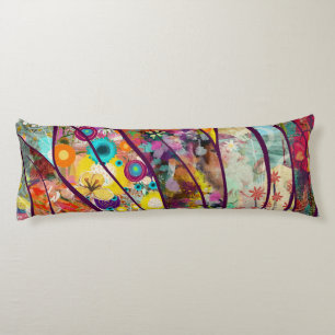 Cojín Boho Kaleidoscope - Arte floral inspirado en la na