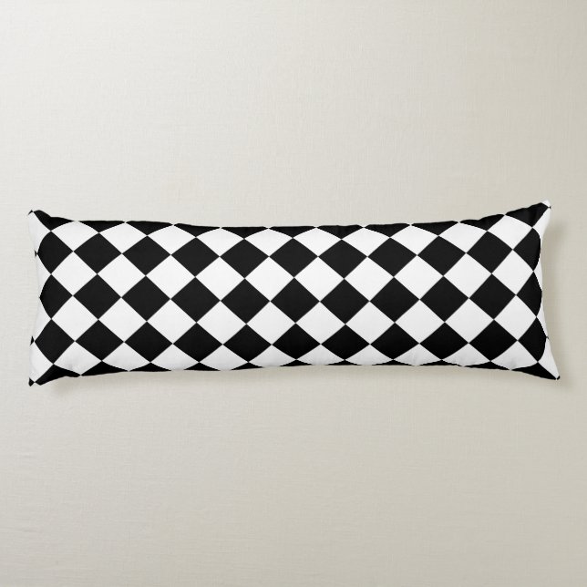 Cojín Bold Black and White Chevron Pattern Classic (Reverso)