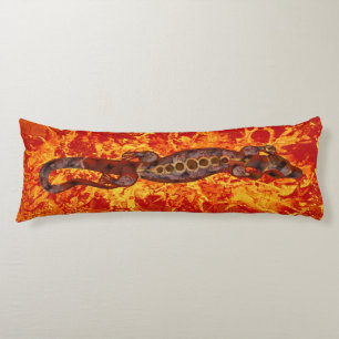 Cojín Bonito BALI LIZARD Diseño rojo y azul + tus ideas